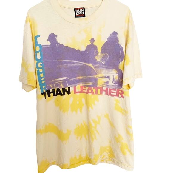 Run DMC Tougher Than Leather Tie Dye Tee 2007 X Large - Picture 1 of 8